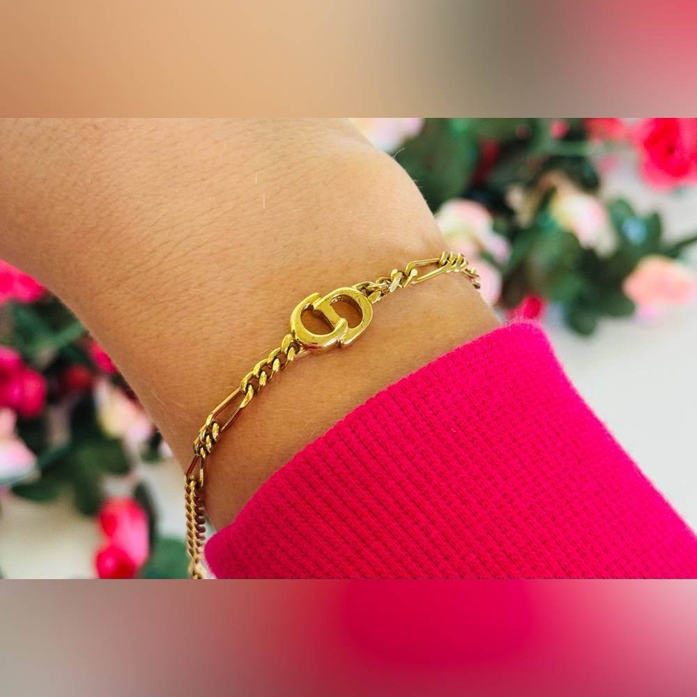Vintage Christian Dior Gold Bracelet